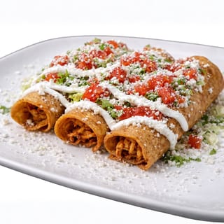 TINGA CHICKEN FLAUTAS